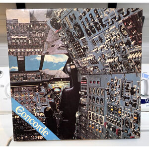 Vintage 1980s Concorde Cockpit Challenger Jigsaw Puzzle by Nordevco 600+ pcs